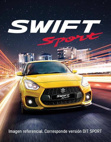 Mobile Suzuki Swift Sport campaign graphic